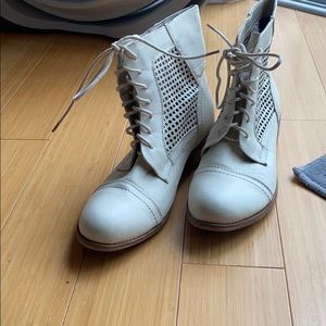 White combat boots!